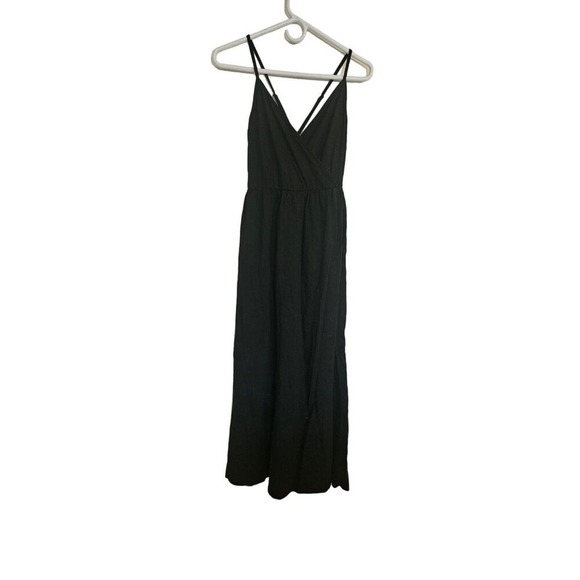 ININ Dresses & Skirts - ININ Dress Size Small Black Strappy midi cross front adjustable‎ straps NWT